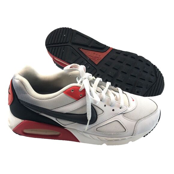 Nike Air Max IVO Mens Size 11.5 White Black Red Athletic Running Shoe CD1540-100 - Picture 1 of 8